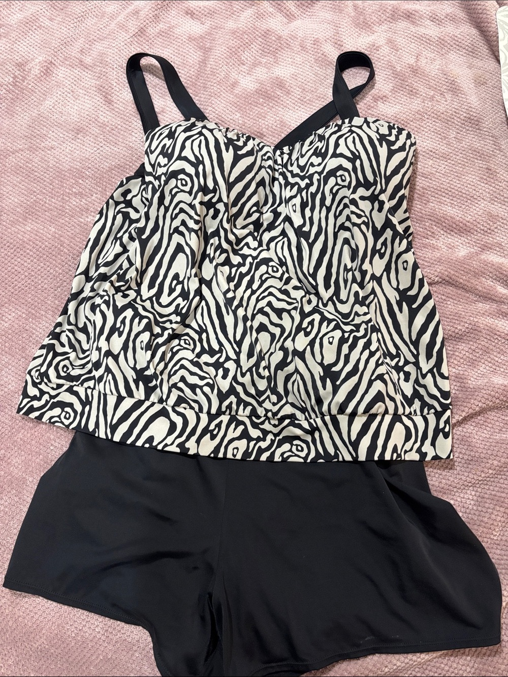 Two piece Tank and Shorts Swimsuit